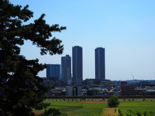 Fototapeta premium Apartment building Kawasaki-city Kanagawa,Japan