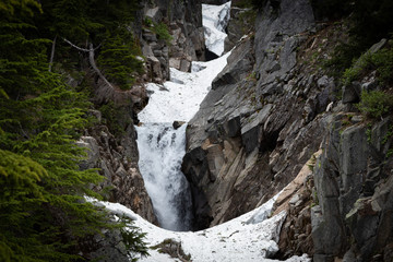 Beautiful Icy Waterfall