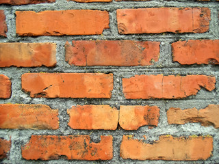 Obraz premium Red wall texture. Old wall background