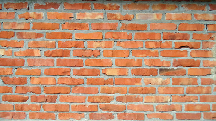 Red wall texture. Old wall background