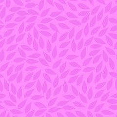 abstract leaves shapes. vector seamless pattern. simple pink background. textile paint. repetitive background. fabric swatch. wrapping paper