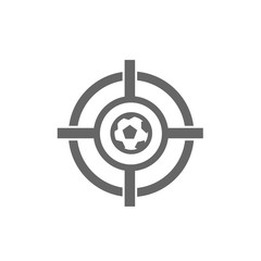 football soccer direction target