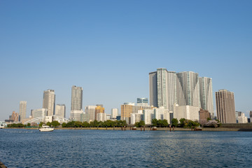 Obraz premium 勝どきの風景