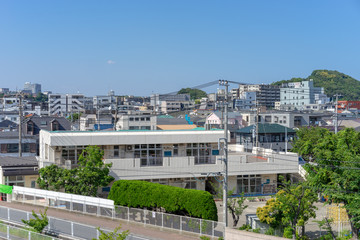 Fototapeta na wymiar 金沢文庫駅周辺の風景