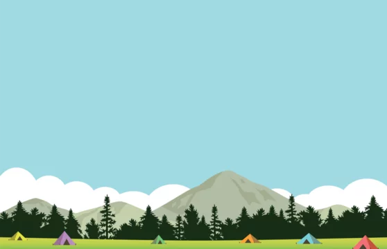 キャンプ イラスト Stock Vector Adobe Stock