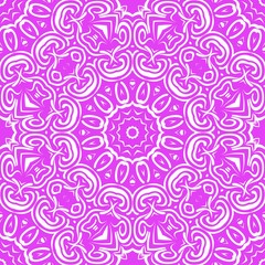 Seamless monochrome color floral pattern. Abstract design. Vector illustration for wallpaper, fabric, print