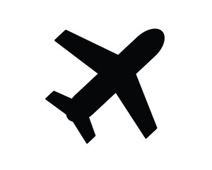 Obraz premium plane aircraft navigation glyph icon , designed for web and app