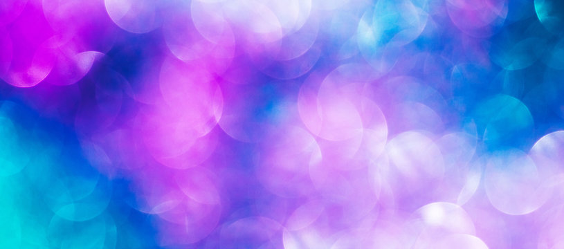 Abstract Image Of Flickering Spots In The Festive Colors