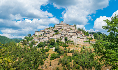Fototapeta na wymiar Labro, small and picturesque village in the Province of Rieti, Lazio, central Italy.