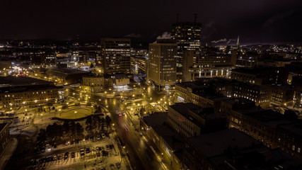 Obraz premium Night Time City Shot