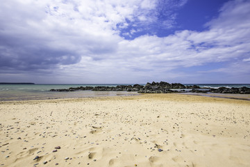 Scenic landscape of Pembrokeshire coast, Uk