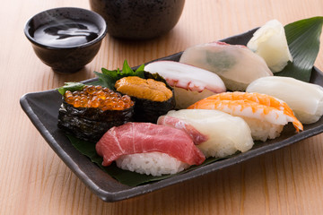 お寿司と日本酒