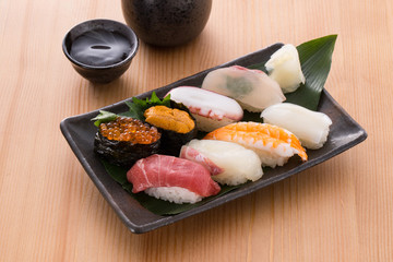 お寿司と日本酒