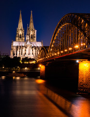 Fototapeta premium Kölner Nacht