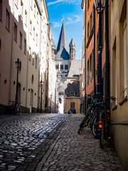 Obraz premium Gasse in Köln