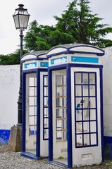 Fototapeta premium Telefonzellen