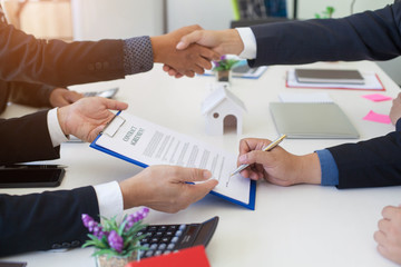 Partners agree and sign the contract. And congratulations on the success.