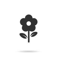flower icon vector
