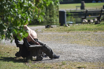 pension retraite age seniors loisir sante parc environnement soleil climat ete meteo peau obesite...