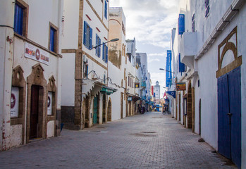 Fototapeta na wymiar Narrow streets of the old city of Essaouira