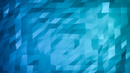Abstract Blue Polygonal Background. Triangular abstract texture with gradient