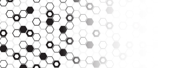 Technological background from hexagons