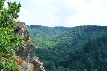 Fototapeta na wymiar Site naturel de la Roche d'Oëtre (Orne - Normandie - France)