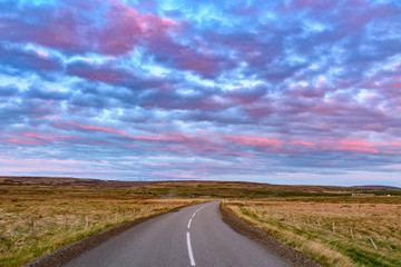 white night on Iceland