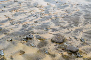Hot thermal water pool in the Geysir park, Iceland
