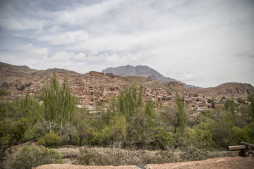 The village of Abyaneh in Iran