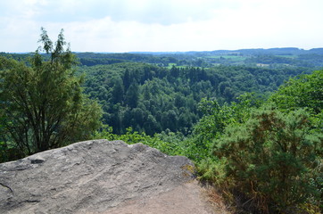 Fototapeta premium Site naturel de la Roche d'Oëtre (Orne - Normandie - France)