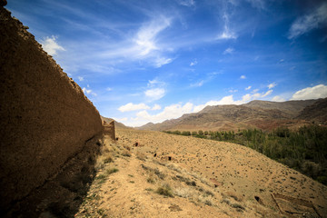 The village of Abyaneh in Iran