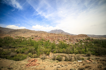 The village of Abyaneh in Iran