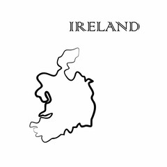 the ireland map