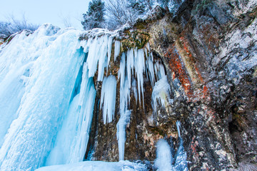 FRozen waterfall