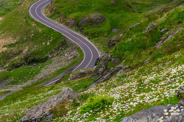 road in mountains