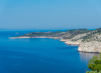 Naklejka na ściany i meble view of the coast of the mediterranean sea