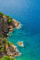Fototapeta na wymiar coast of crete greece