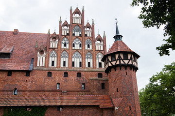 Malbork, medieval teutonic castle in Poland