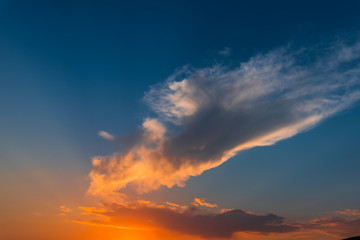 Sunset landscape
