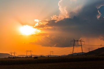 Sunset landscape