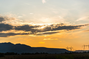 Sunset landscape