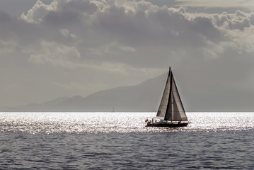 Bodrum, Turkey, 20 October 2010: Bodrum Cup, Sailboat