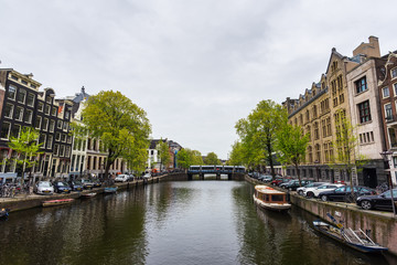 amsterdam canal in the netherlands