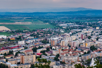 Obraz premium Deva city view