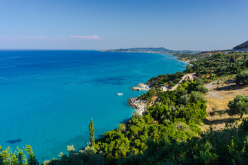 Sea landscape in Zakynthos island, Greece