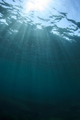 Underwater ocean background   