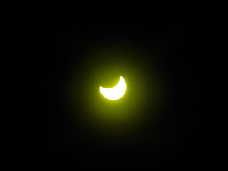 Obraz na płótnie Canvas Unbelievable solar eclipse
