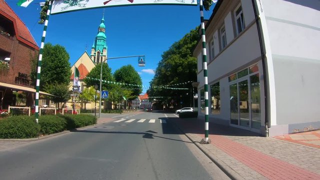 
Marksmen festival or traditional "Sch&uuml;tzenfest" in the town of Sassenberg near Muenster, Westfalia