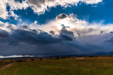 Obraz premium Storm clouds